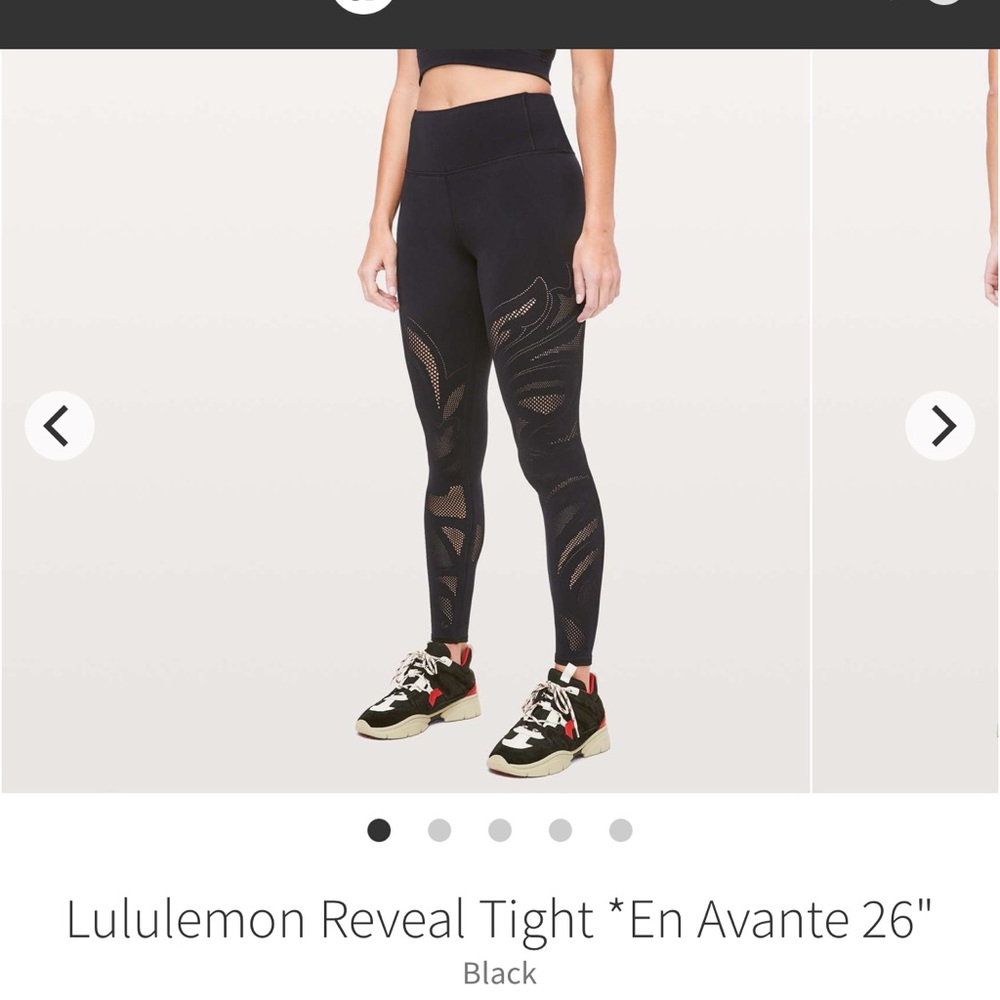 Lululemon Reveal Tight En Avante 26" - Black